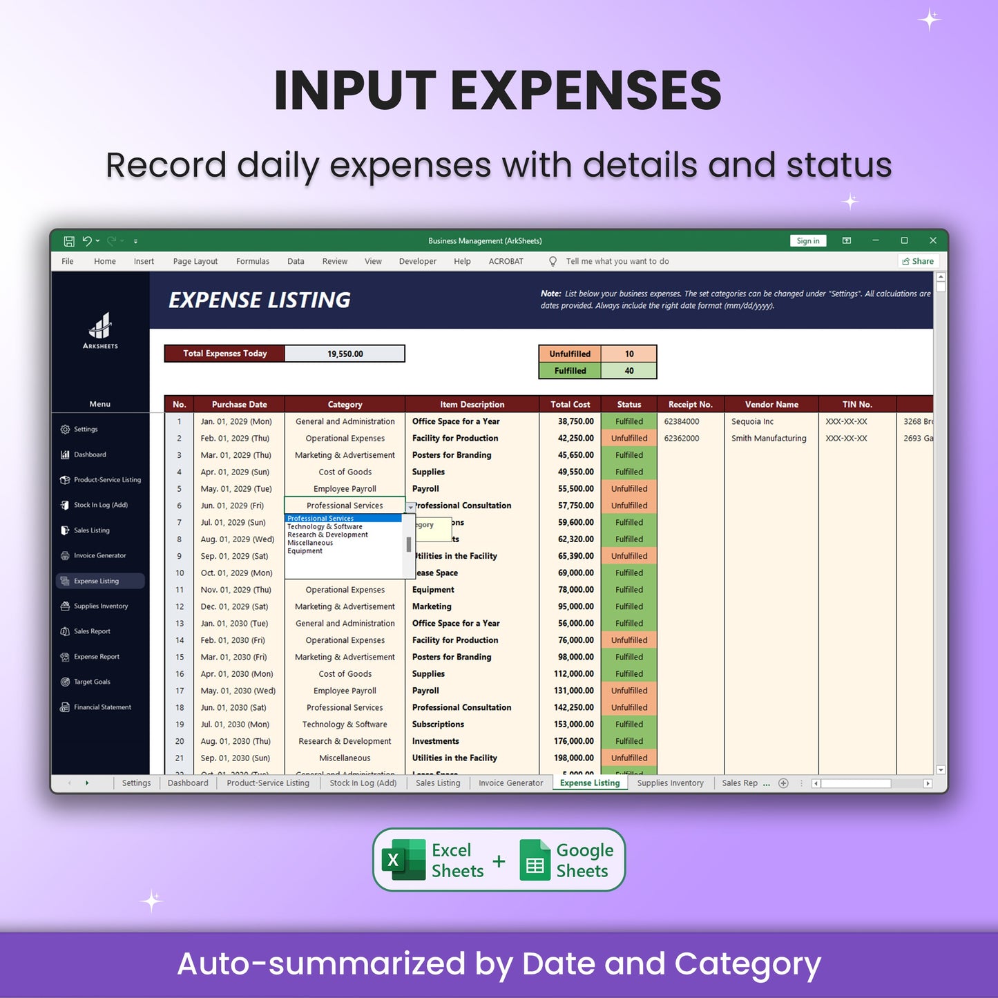 Business Management System