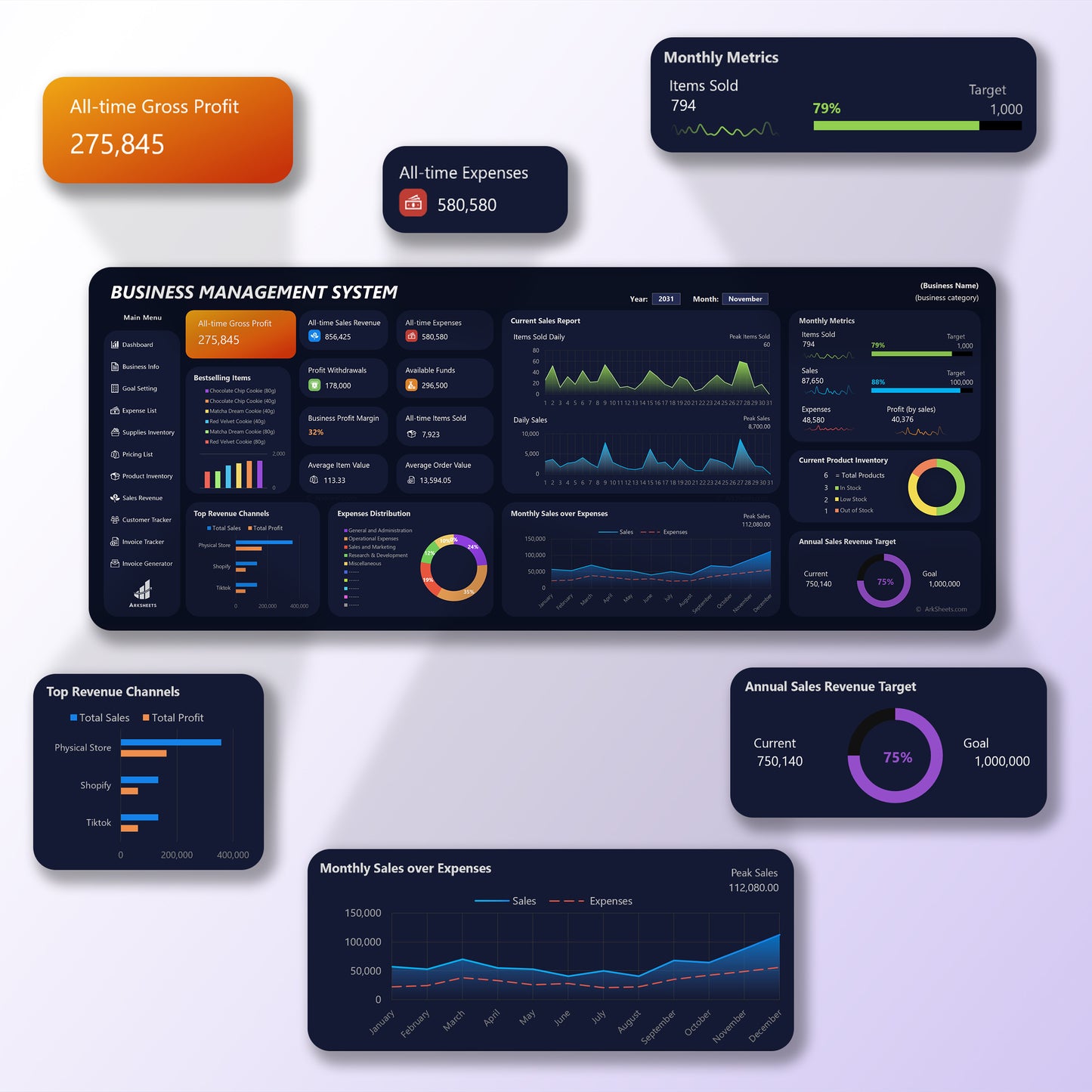 Business Management System (12-in-1 Pack)