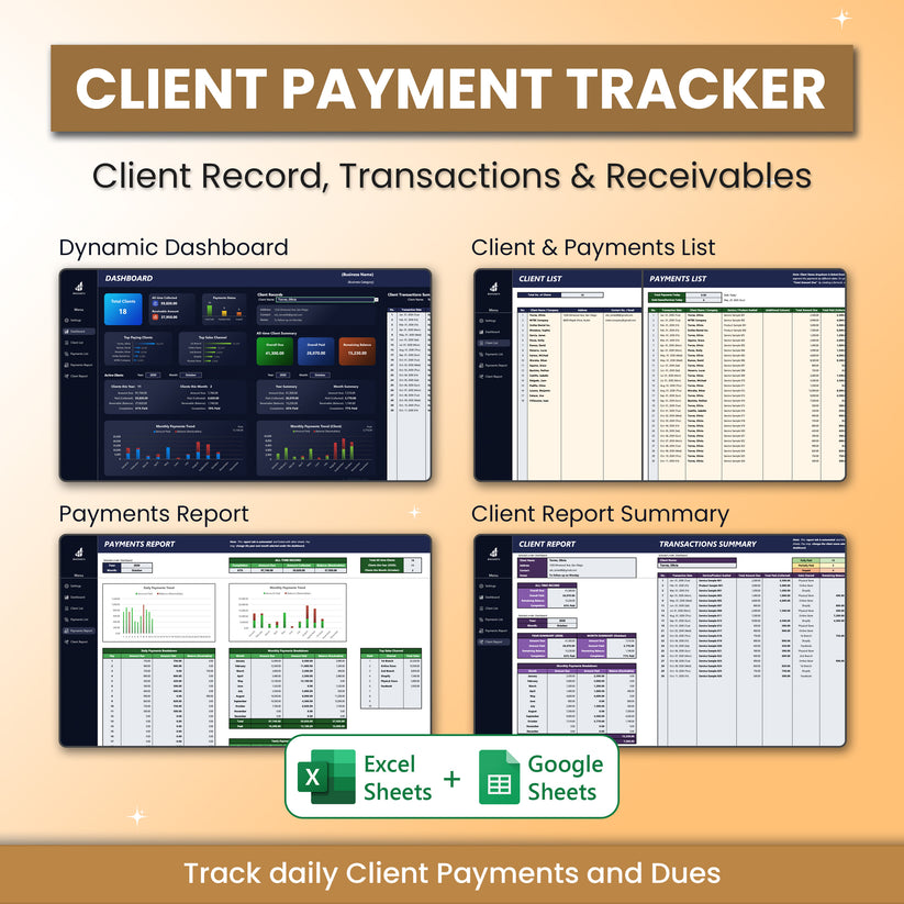 Client Payment Tracker – ArkSheets