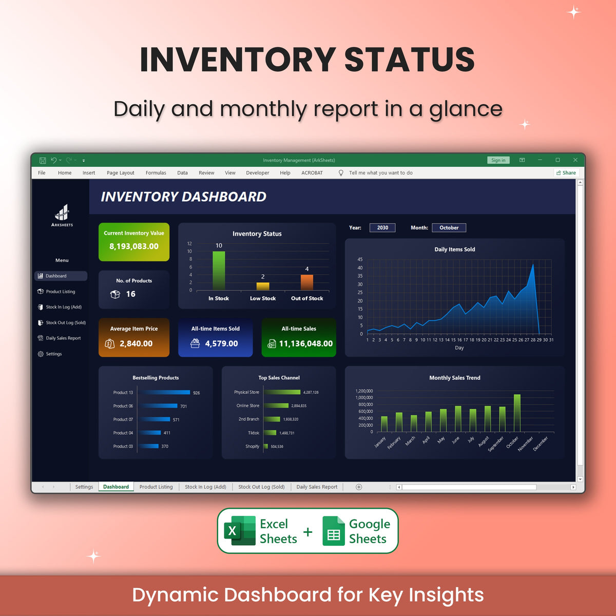 Inventory System – ArkSheets
