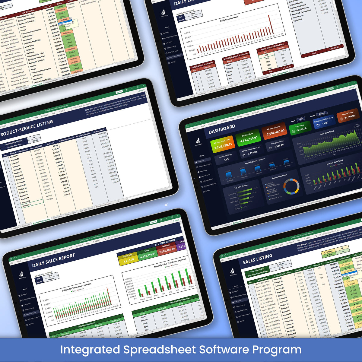 Profit & Sales Tracker – ArkSheets