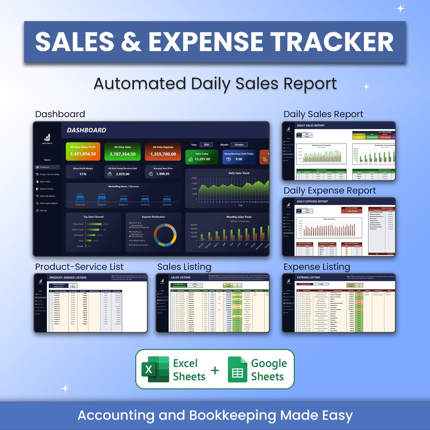 Sales & Expense Tracker